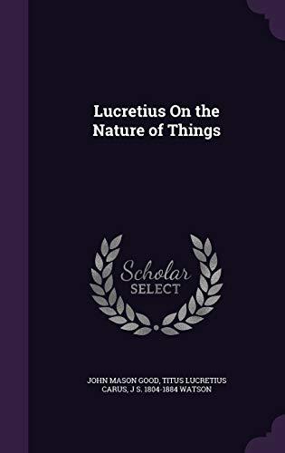 Lucretius On The Nature Of Things by John Mason Good free audiobook